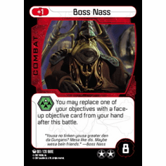 Star Wars Pocketmodel Ground Assault Boss Nass Card