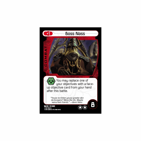Star Wars Pocketmodel Ground Assault Boss Nass Card