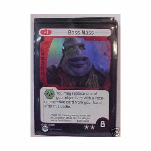 Star Wars Pocketmodel Ground Assault Boss Nass Promo Foil Card