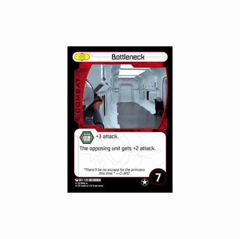 Star Wars Pocketmodel Ground Assault Bottleneck Card