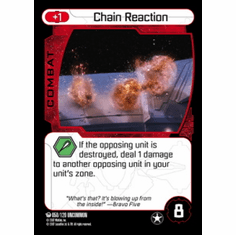 Star Wars Pocketmodel Ground Assault Chain Reaction Card