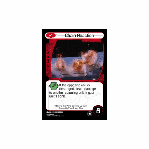 Star Wars Pocketmodel Ground Assault Chain Reaction Card