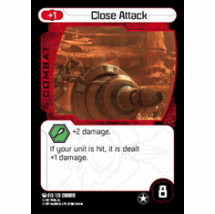 Star Wars Pocketmodel Ground Assault Close Attack Card