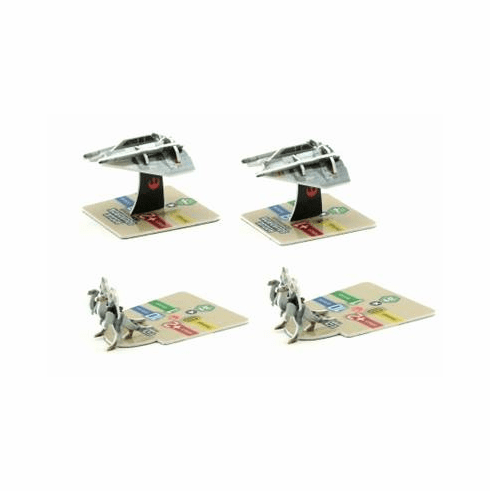 Star Wars Pocketmodel Ground Assault Common Ship Card #1