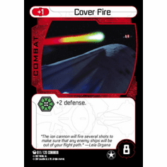 Star Wars Pocketmodel Ground Assault Cover Fire Card