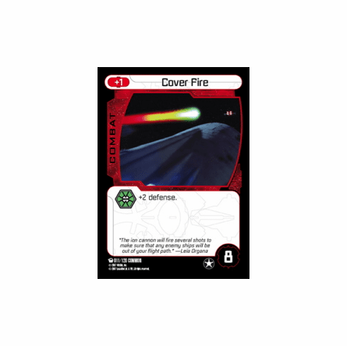 Star Wars Pocketmodel Ground Assault Cover Fire Card