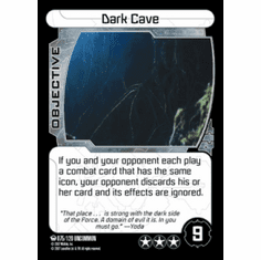Star Wars Pocketmodel Ground Assault Dark Cave Card