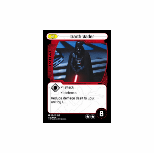 Star Wars Pocketmodel Ground Assault Darth Vader Card