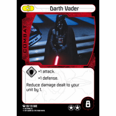 Star Wars Pocketmodel Ground Assault Darth Vader Card