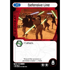 Star Wars Pocketmodel Ground Assault Defensive Line Card