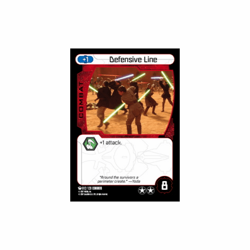 Star Wars Pocketmodel Ground Assault Defensive Line Card