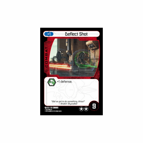 Star Wars Pocketmodel Ground Assault Deflect Shot Card