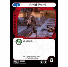 Star Wars Pocketmodel Ground Assault Droid Patrol Card