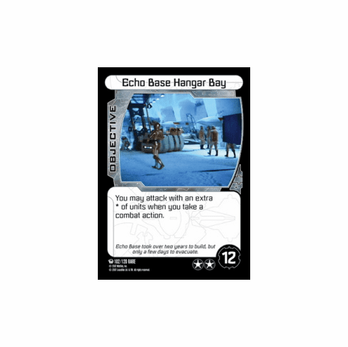 Star Wars Pocketmodel Ground Assault Echo Base Hangar Bay Card