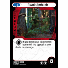 Star Wars Pocketmodel Ground Assault Ewok Ambush Card