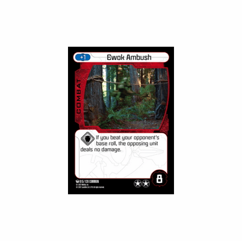 Star Wars Pocketmodel Ground Assault Ewok Ambush Card