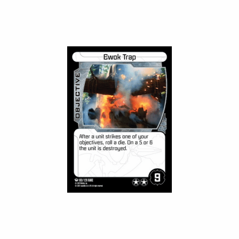 Star Wars Pocketmodel Ground Assault Ewok Trap Card