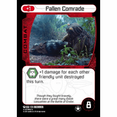 Star Wars Pocketmodel Ground Assault Fallen Comrade Card