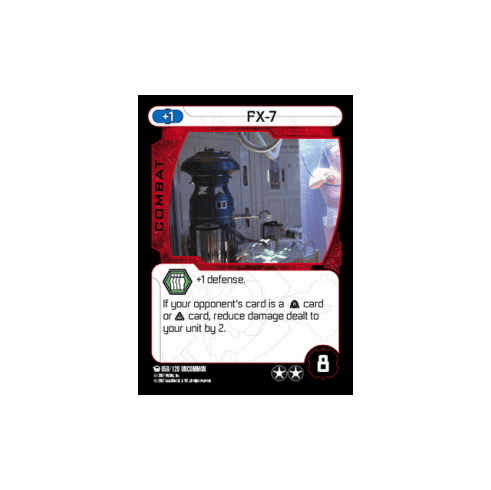 Star Wars Pocketmodel Ground Assault FX-7 Card