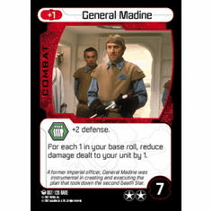 Star Wars Pocketmodel Ground Assault General Madine Card
