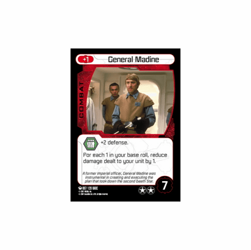 Star Wars Pocketmodel Ground Assault General Madine Card