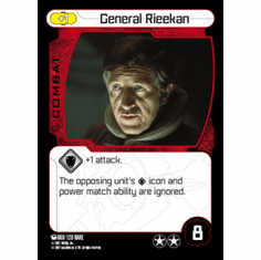 Star Wars Pocketmodel Ground Assault General Rieekan Card