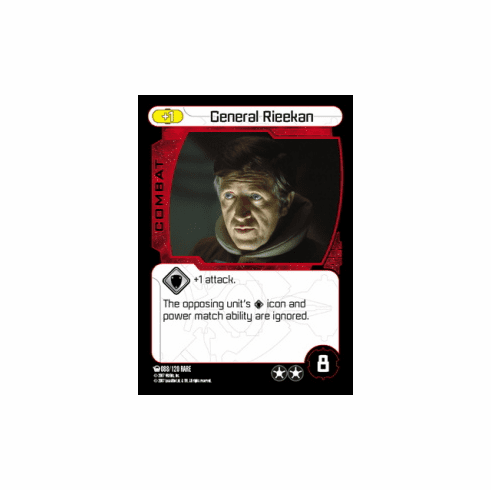 Star Wars Pocketmodel Ground Assault General Rieekan Card