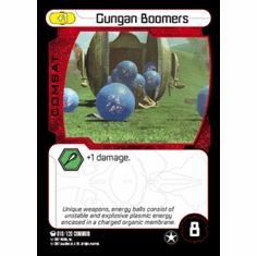 Star Wars Pocketmodel Ground Assault Gungan Boomers Card