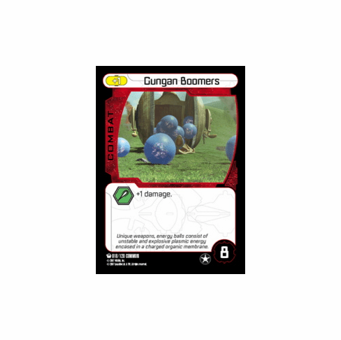 Star Wars Pocketmodel Ground Assault Gungan Boomers Card