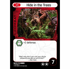 Star Wars Pocketmodel Ground Assault Hide in the Trees Card