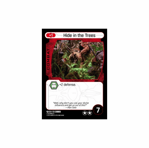 Star Wars Pocketmodel Ground Assault Hide in the Trees Card