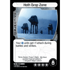Star Wars Pocketmodel Ground Assault Hoth Drop Zone Card