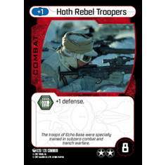 Star Wars Pocketmodel Ground Assault Hoth Rebel Troopers Card