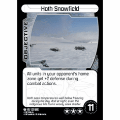 Star Wars Pocketmodel Ground Assault Hoth Snowfield Card