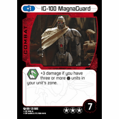Star Wars Pocketmodel Ground Assault IG-100 MagnaGuard Card