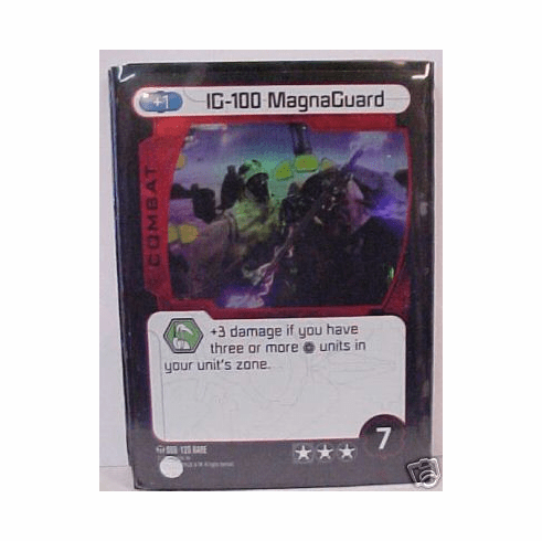 Star Wars Pocketmodel Ground Assault IG-100 MagnaGuard Promo Foil Card