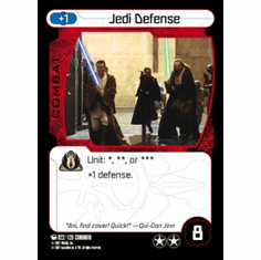 Star Wars Pocketmodel Ground Assault Jedi Defense Card