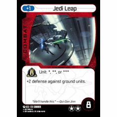 Star Wars Pocketmodel Ground Assault Jedi Leap Card