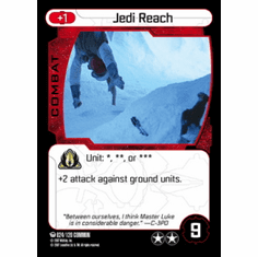 Star Wars Pocketmodel Ground Assault Jedi Reach Card