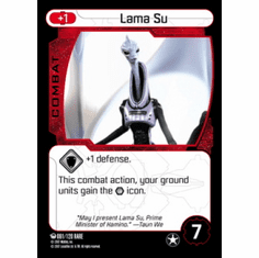 Star Wars Pocketmodel Ground Assault Lama Su Card