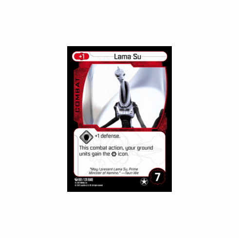 Star Wars Pocketmodel Ground Assault Lama Su Card