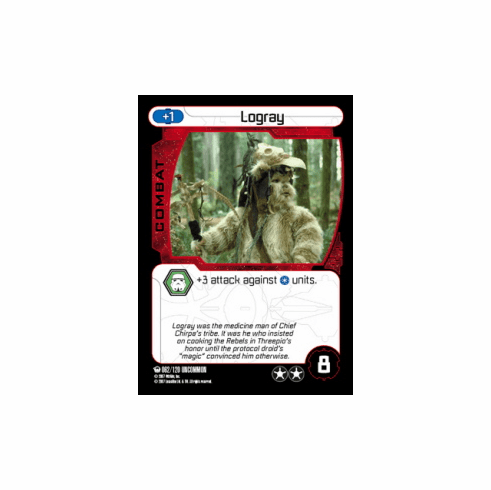 Star Wars Pocketmodel Ground Assault Logray Card