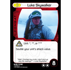 Star Wars Pocketmodel Ground Assault Luke Skywalker Card
