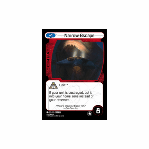 Star Wars Pocketmodel Ground Assault Narrow Escape Card