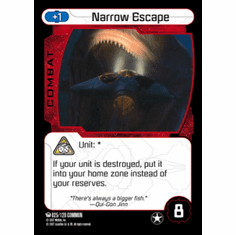 Star Wars Pocketmodel Ground Assault Narrow Escape Card