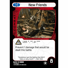 Star Wars Pocketmodel Ground Assault New Friends Card