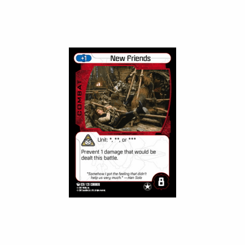 Star Wars Pocketmodel Ground Assault New Friends Card