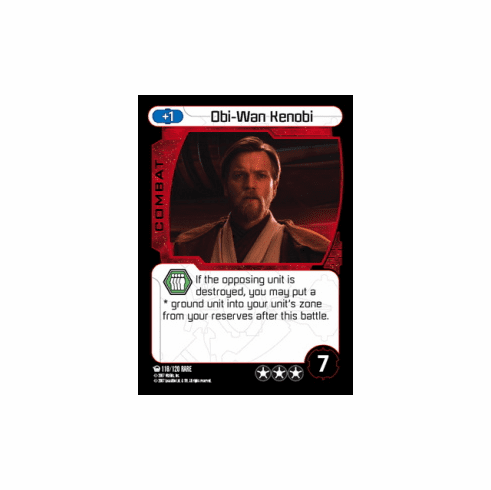 Star Wars Pocketmodel Ground Assault Obi-Wan Kenobi Card