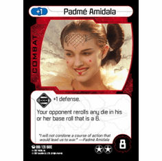 Star Wars Pocketmodel Ground Assault Padme Amidala Card