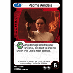 Star Wars Pocketmodel Ground Assault Padme Amidala Card